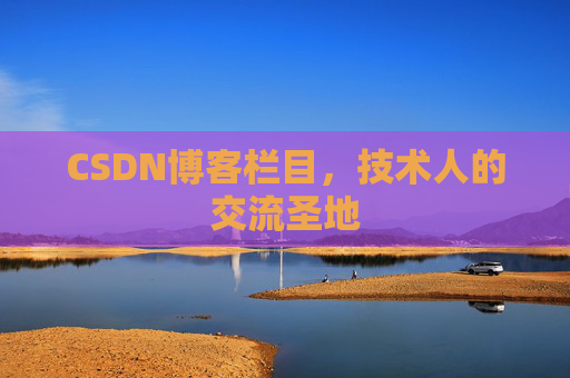 CSDN博客栏目，技术人的交流圣地